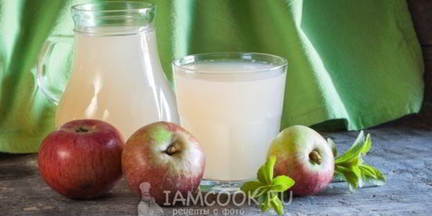 яблочный напиток со стевией