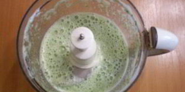 зеленый коктейль с огурцом