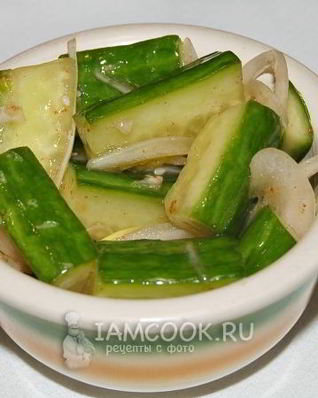 Китайский салат из огурцов