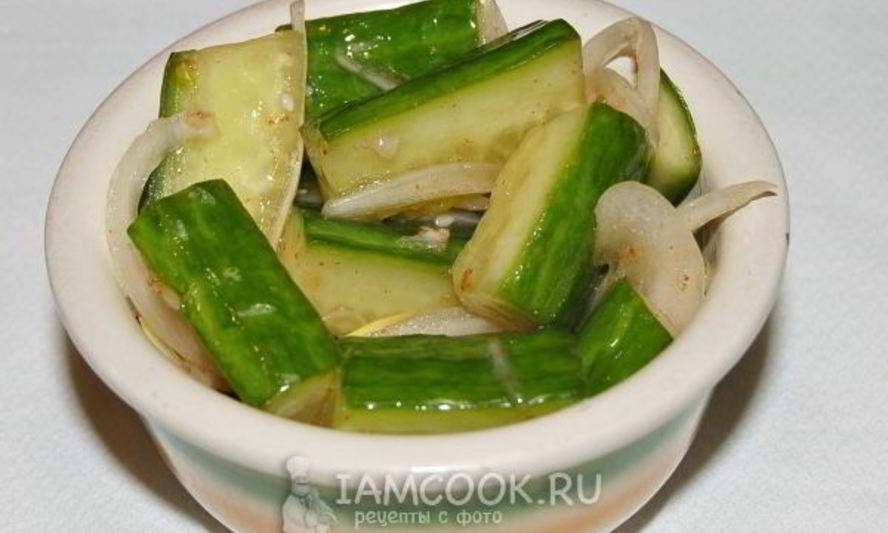 Рецепт китайского салата из огурцов