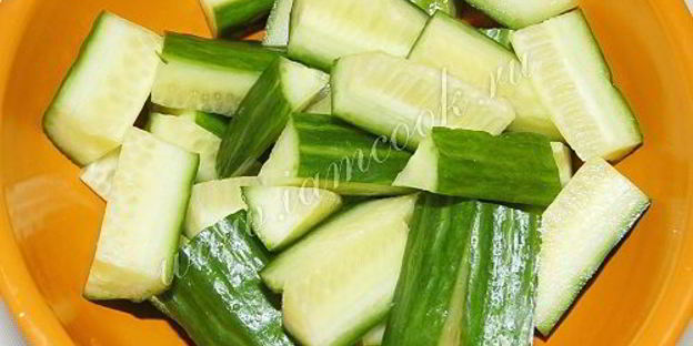 китайский салат из огурцов