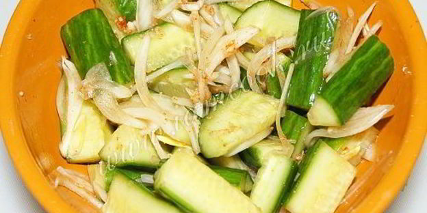 китайский салат из огурцов