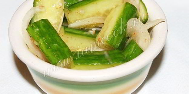 китайский салат из огурцов