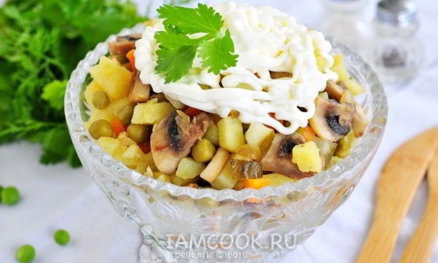 Рецепт постного оливье