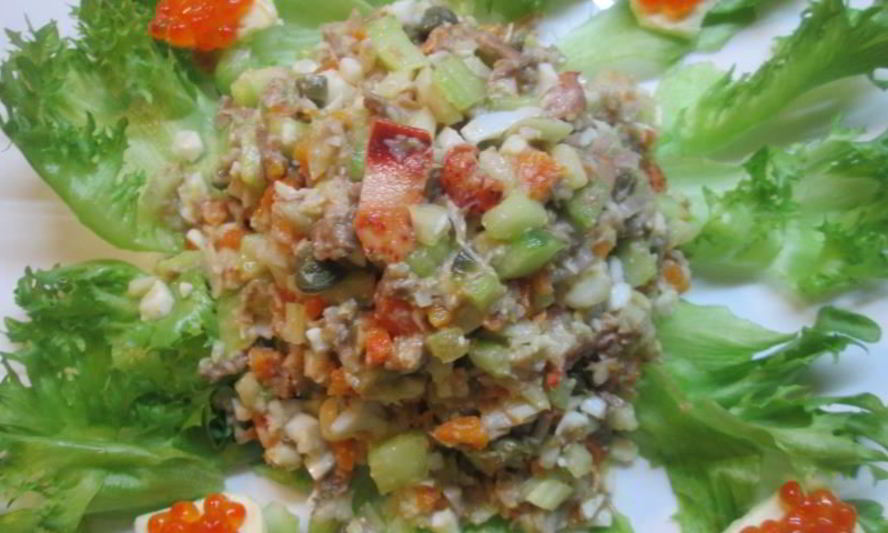 Рецепт салата оливье