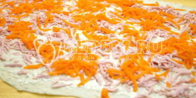 закуска оливье-рулет