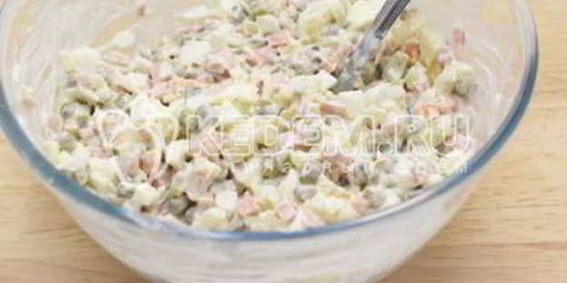 заливное оливье