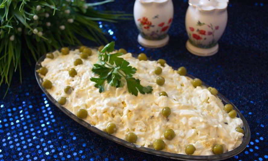 Рецепт пасхального салата с курицей