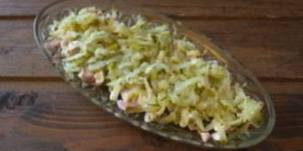 пасхальный салат с курицей