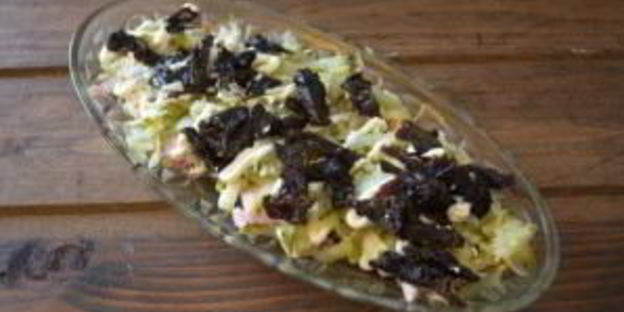 пасхальный салат с курицей