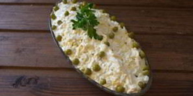 пасхальный салат с курицей