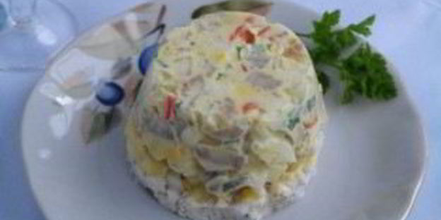 салат без майонеза на новый год