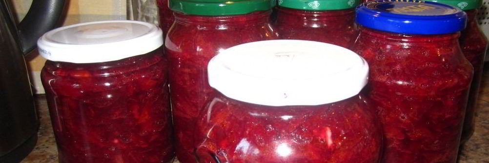 Салат из красной свеклы на зиму