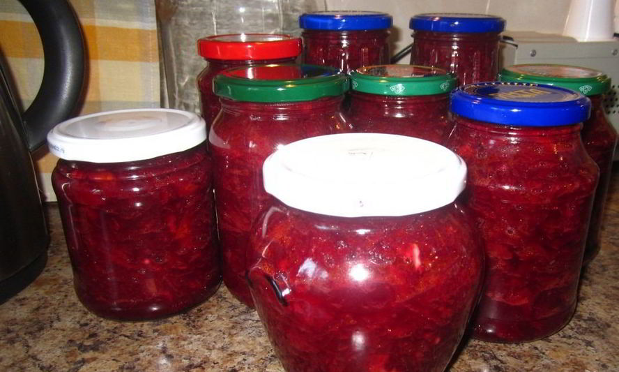 Рецепт салата из красной свеклы на зиму