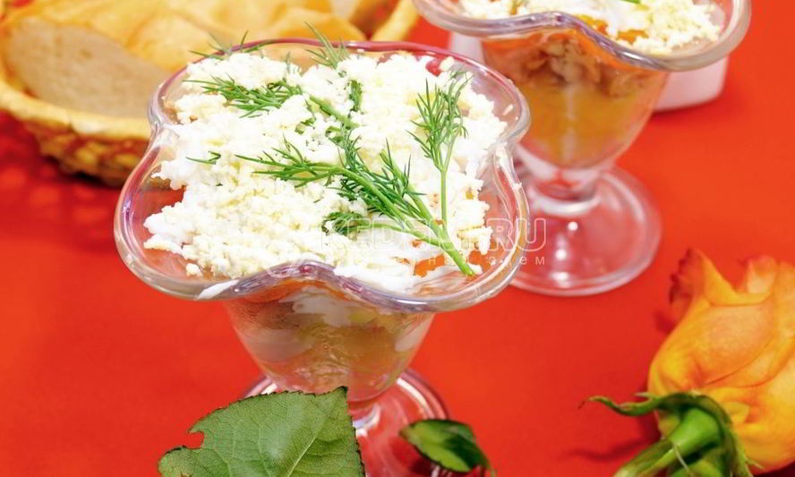 Рецепт салата мимоза с горбушей