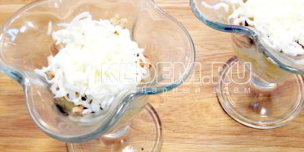 салат мимоза с горбушей