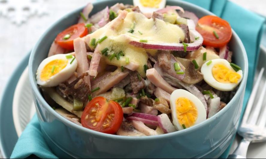 Рецепт салата мясного