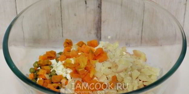 салат новогодние игрушки