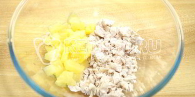 салат новогодний вальс