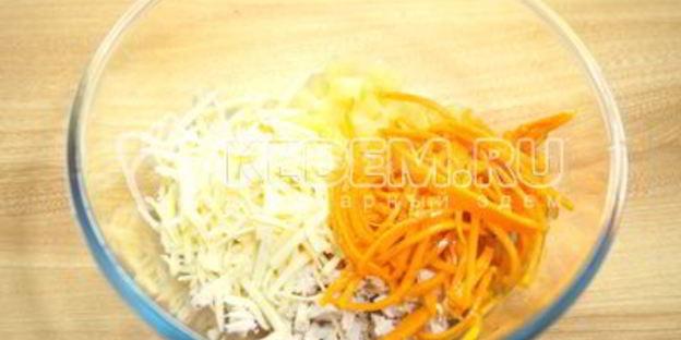 салат новогодний вальс