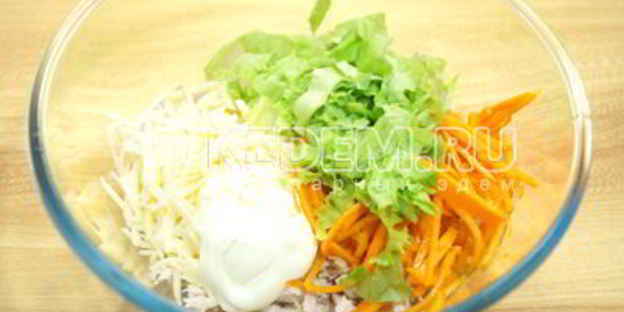 салат новогодний вальс