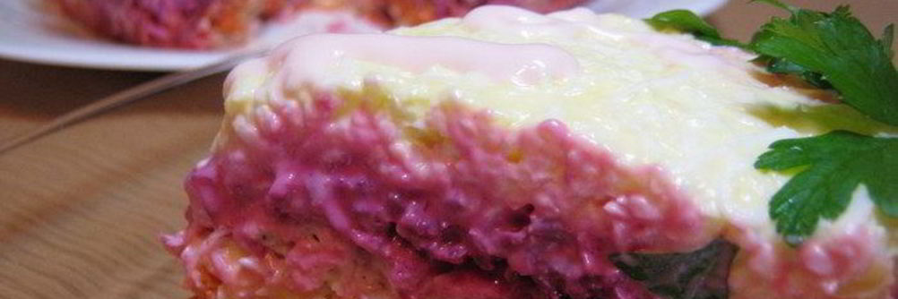 Салат Овощной бум с курицей