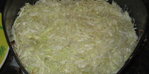 салат овощной бум с курицей