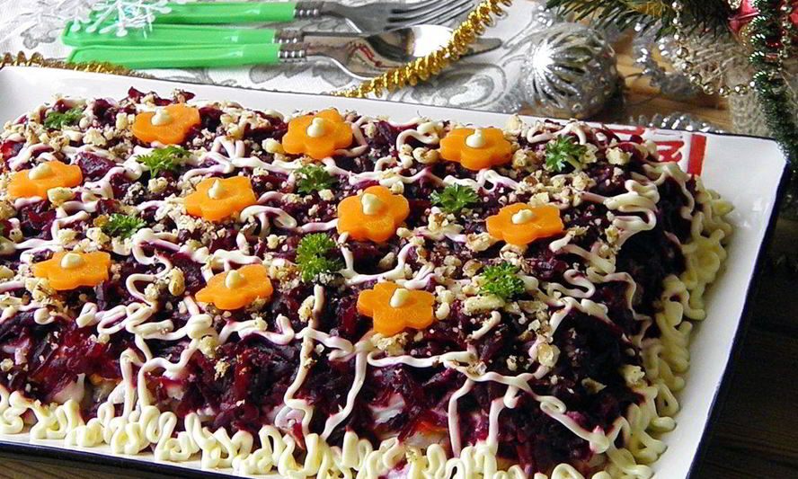 Рецепт салата селедка под шубой