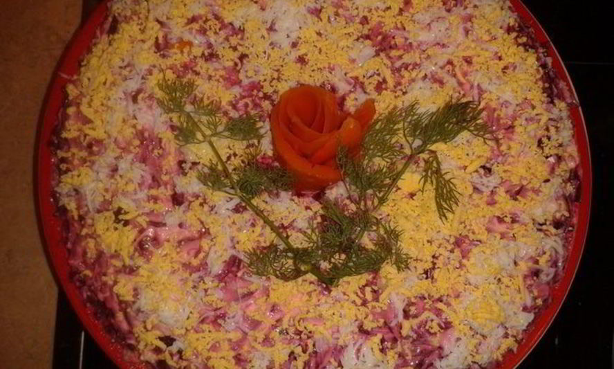 Рецепт селедки под шубой