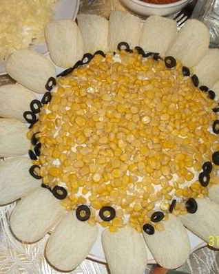 Салат Подсолнух