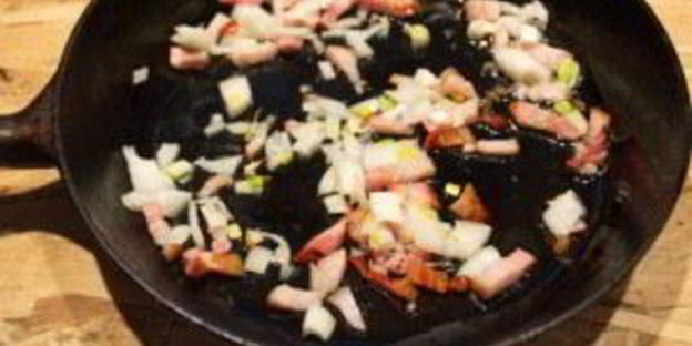 салат с фаршем мясным