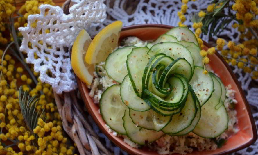 Рецепт салата с горбушей