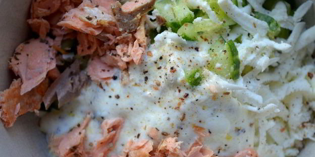 салат с горбушей