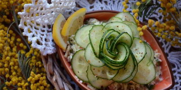 салат с горбушей