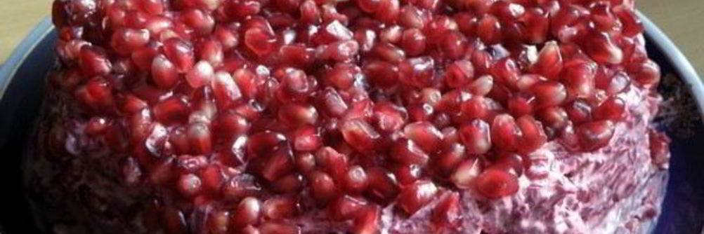 Салат с говядиной и гранатом