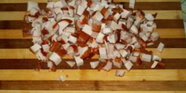 салат с копченой куриной грудкой