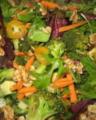 Салат с кумкватами