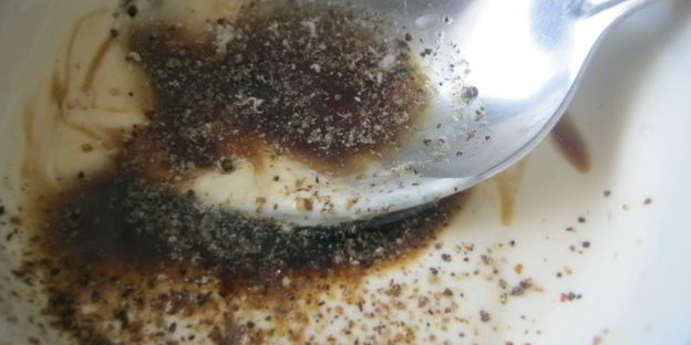 салат с морской капустой и семгой