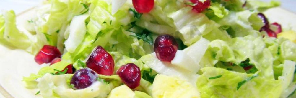 Салат с пекинской капустой и гранатом Витаминный