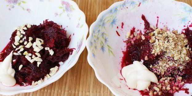 салат с сыром и свеклой каллы