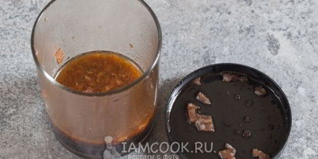 салат с зеленой фасолью и ветчиной