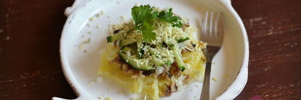 Салат со шпротами