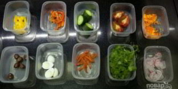 салат со свежим тунцом