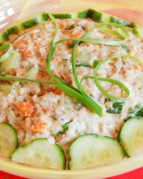 Салаты с рисом