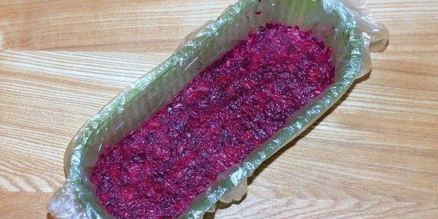 слоеный салат звездный