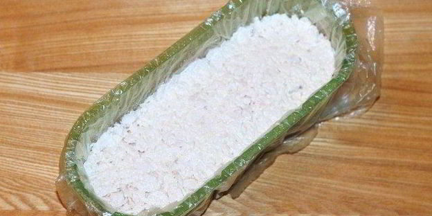 слоеный салат звездный