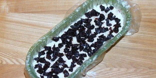 слоеный салат звездный