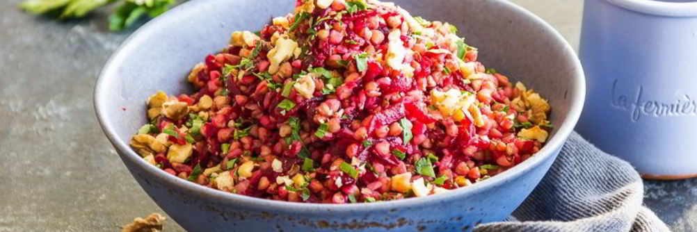 Свекла отварная с гречкой