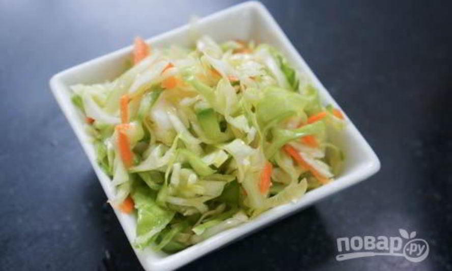 Рецепт свежей капусты с уксусом