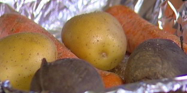 винегрет с фасолью